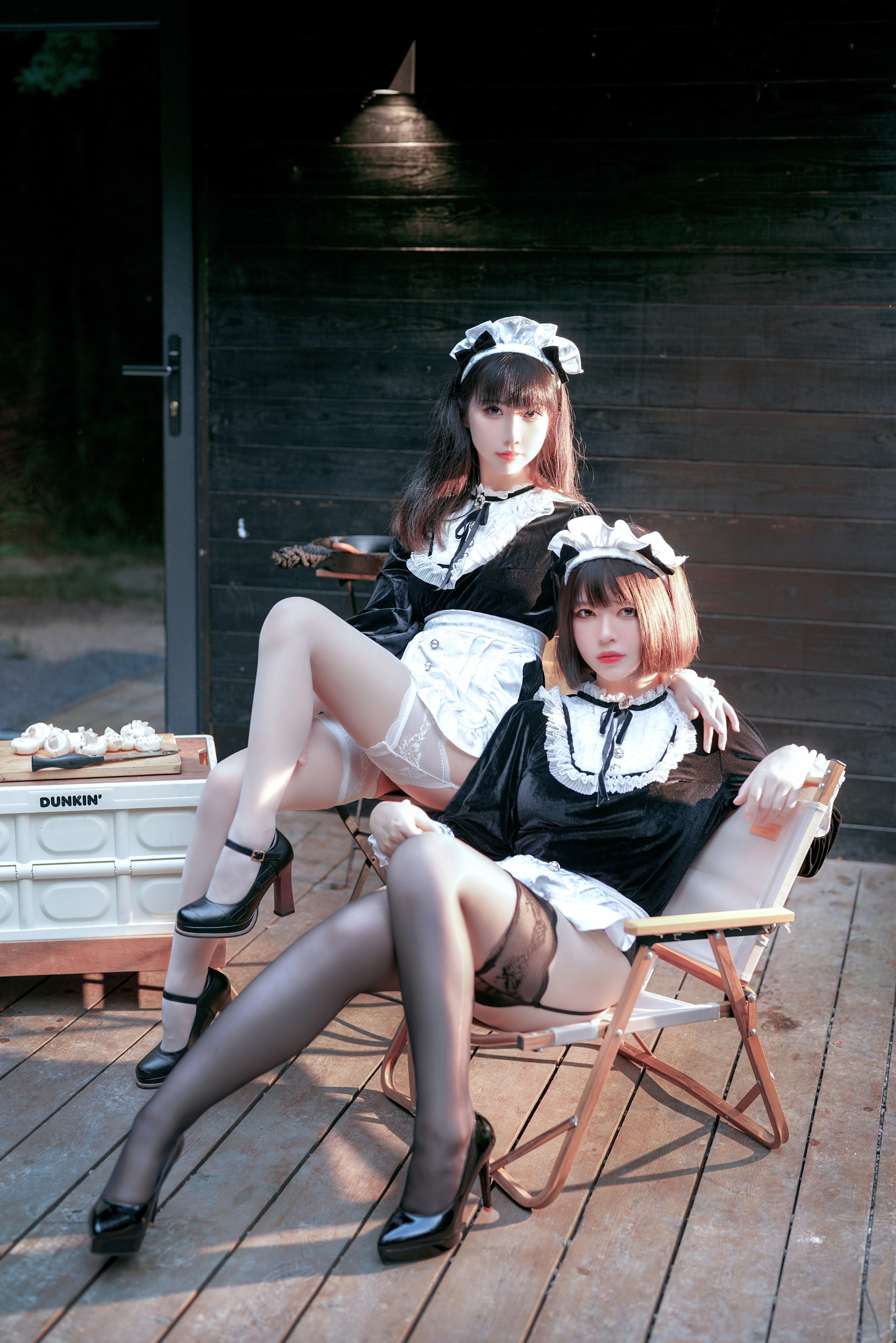 图片[1]-半半子 – NO.068 女仆姐妹 (面饼仙儿)[74P]-XikXak